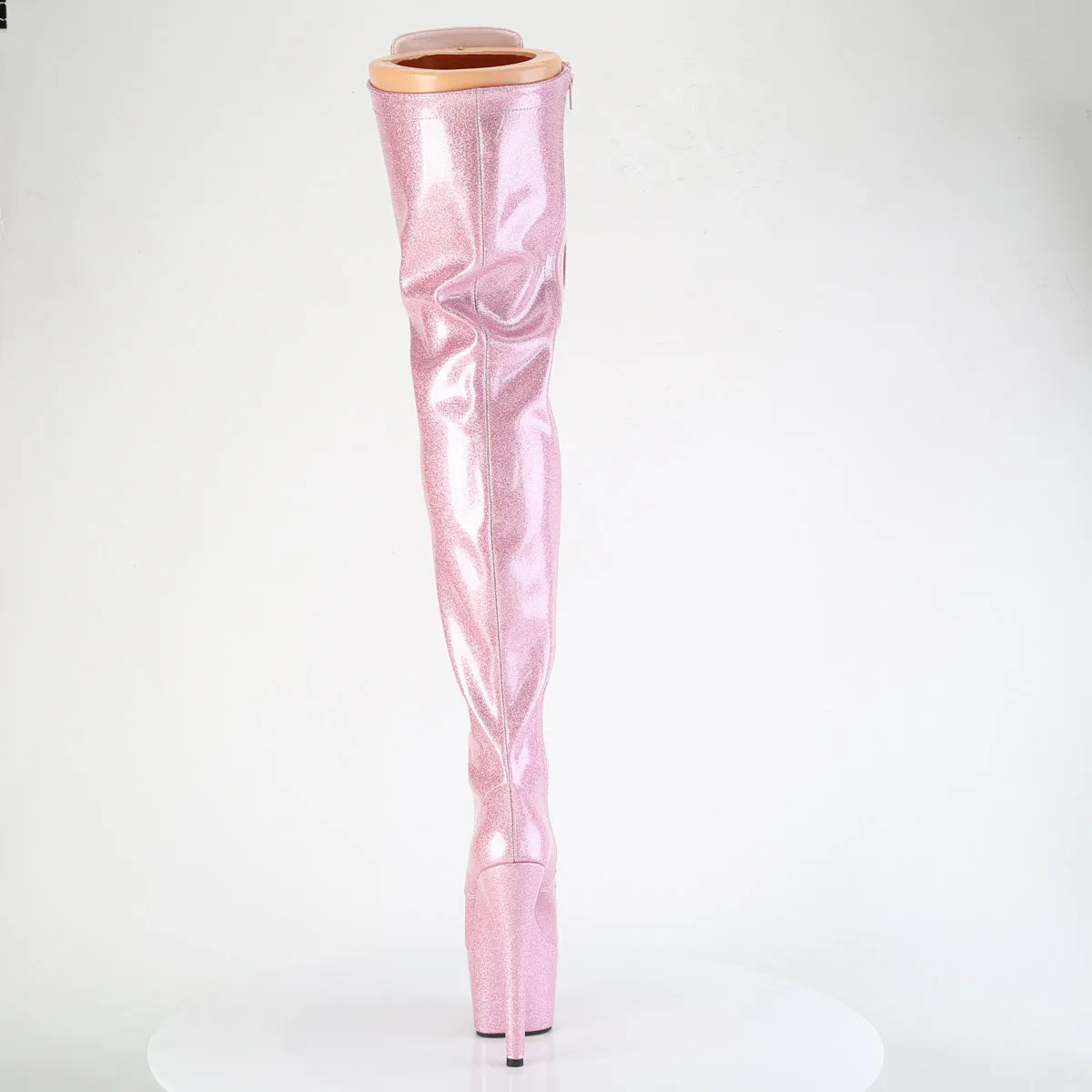 ADORE-3020GP Pleaser Baby Pink Glitter Sexy Platform Shoes (Pole Dancing Heels)