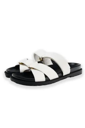 Contrast Flat Sandals