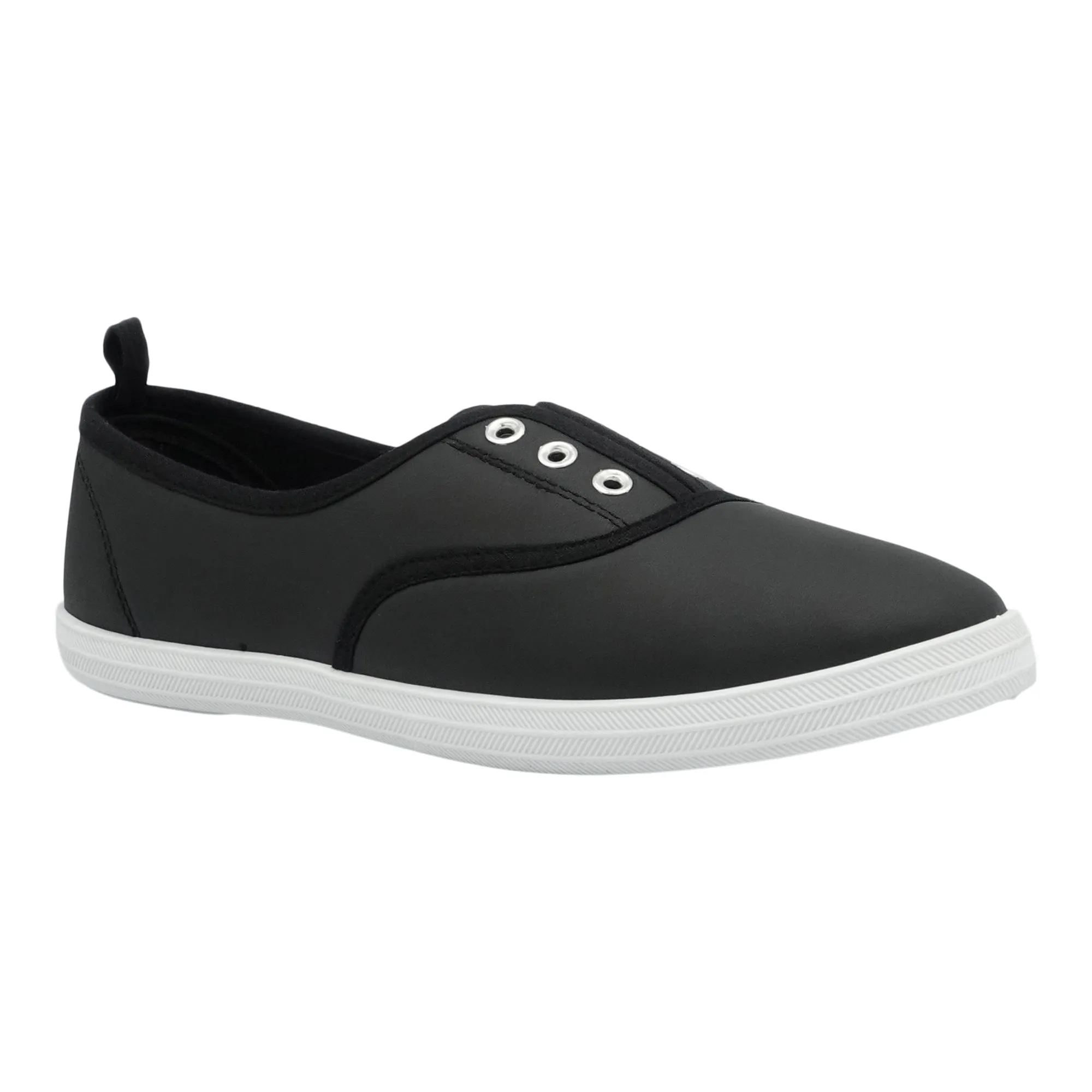mySTYLE Women's Gore Canvas Slip-Ons