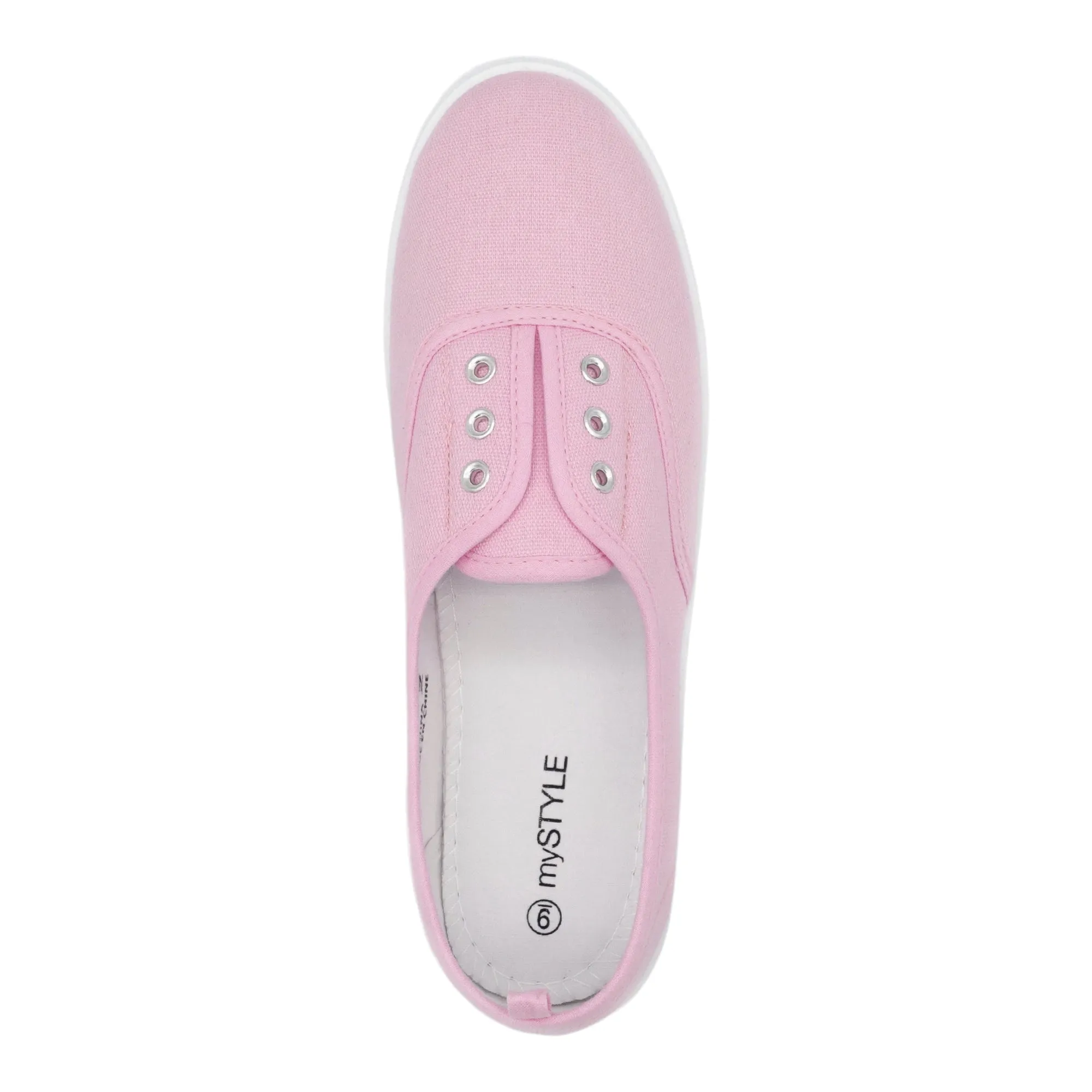 mySTYLE Women's Gore Canvas Slip-Ons
