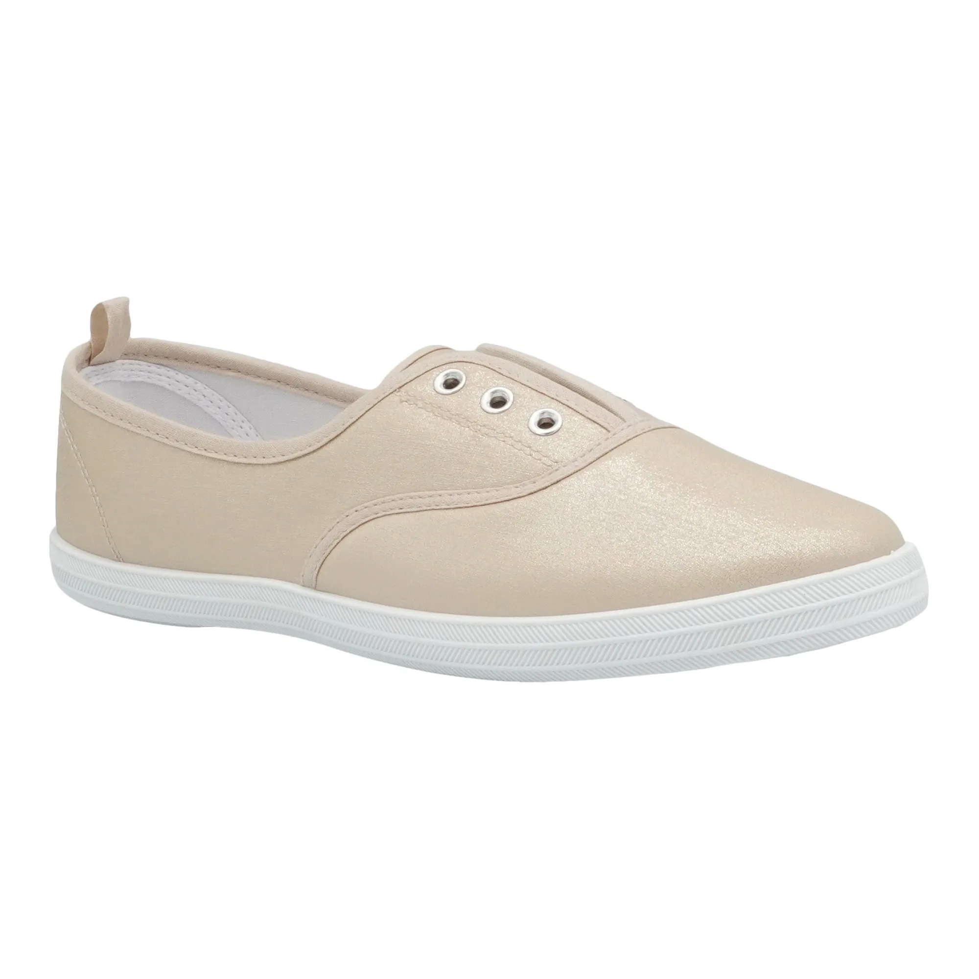 mySTYLE Women's Gore Canvas Slip-Ons