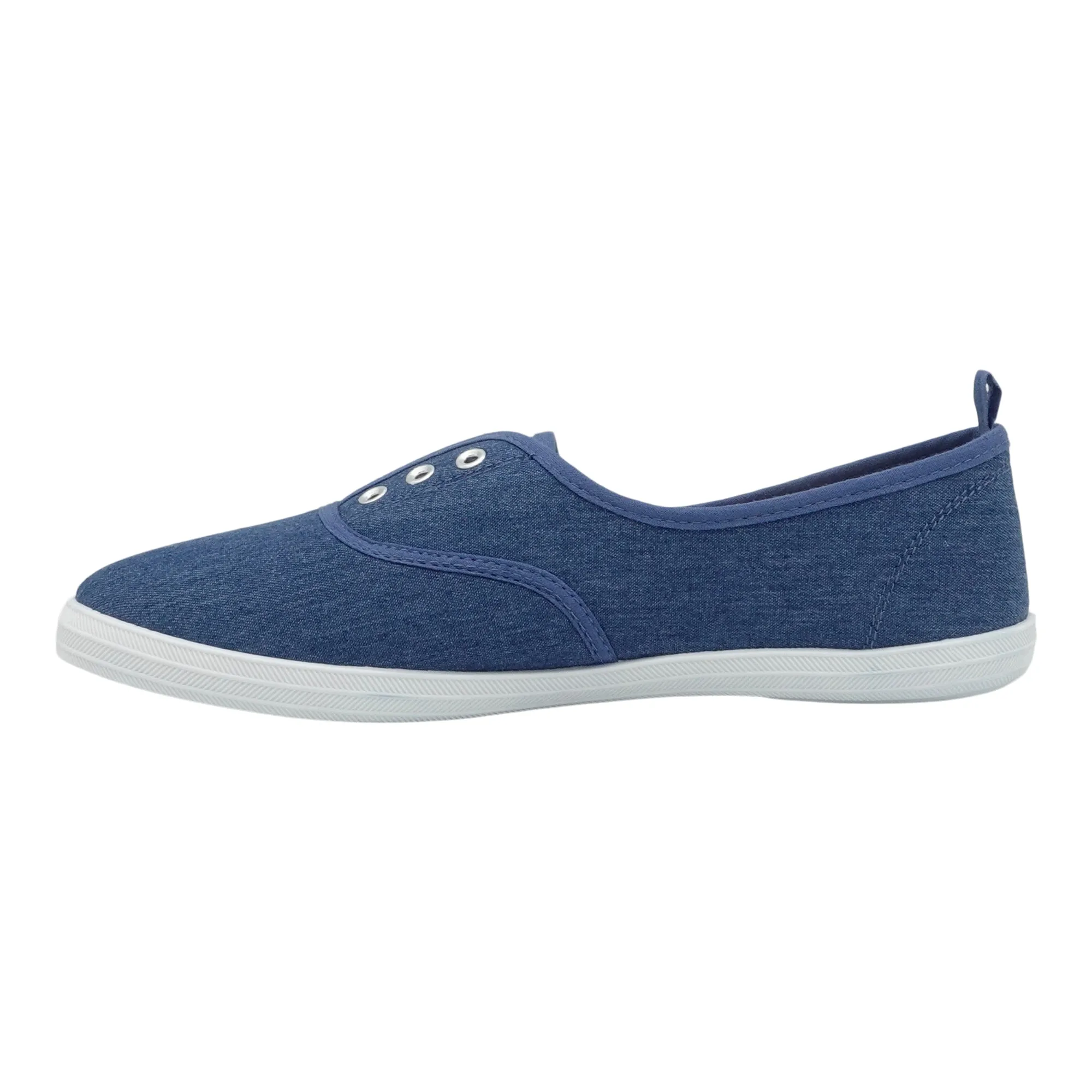 mySTYLE Women's Gore Canvas Slip-Ons
