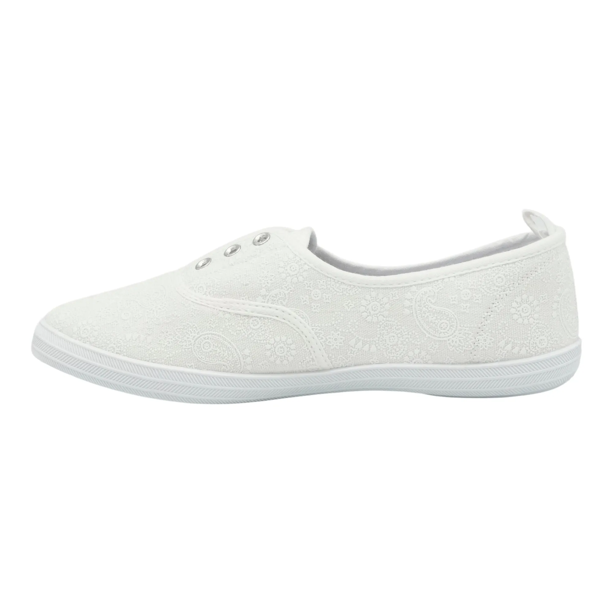 mySTYLE Women's Gore Canvas Slip-Ons