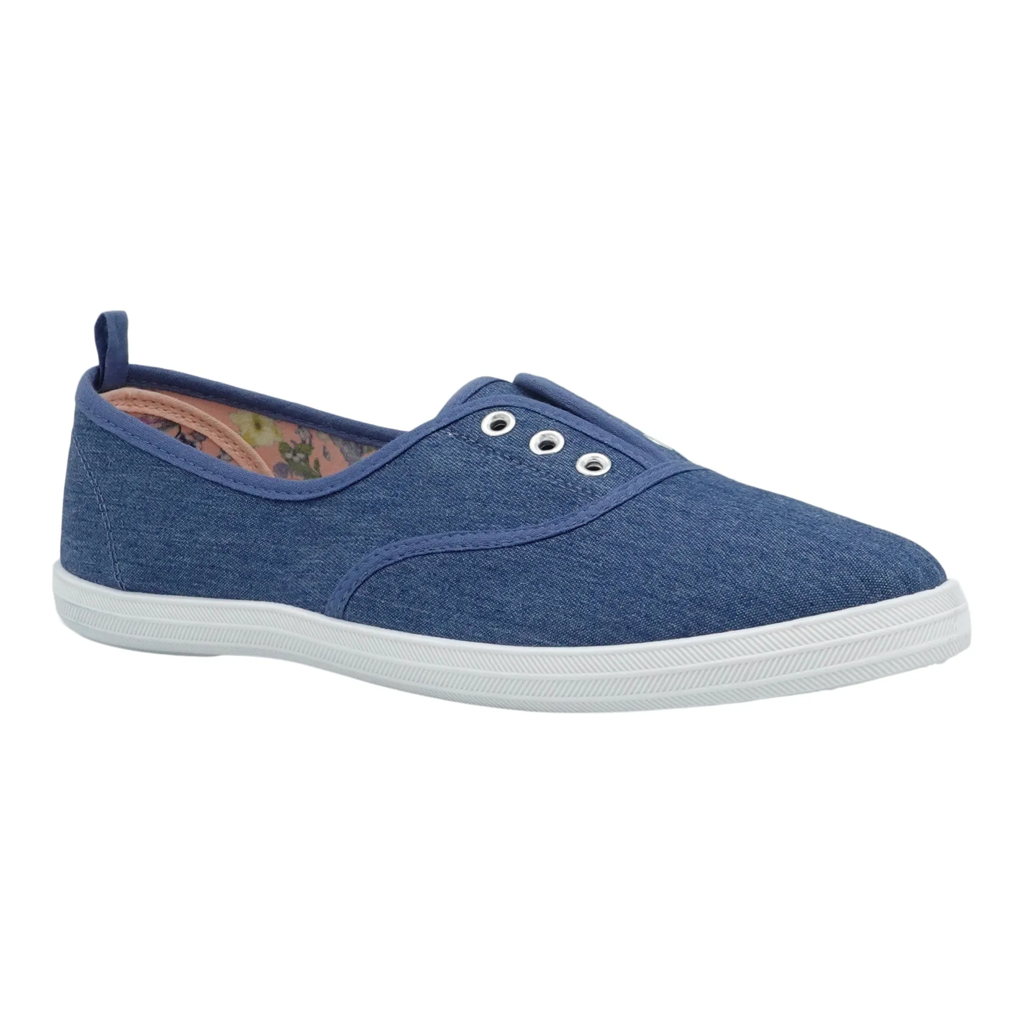 mySTYLE Women's Gore Canvas Slip-Ons