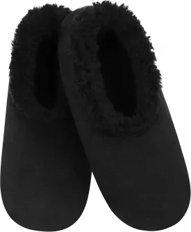 Snoozies Sherpa-Lined Slipper Socks for Women - Fuzzy, Cute, and Cozy Slippers for Women with Non-Slip Sole - Washable House Slippers