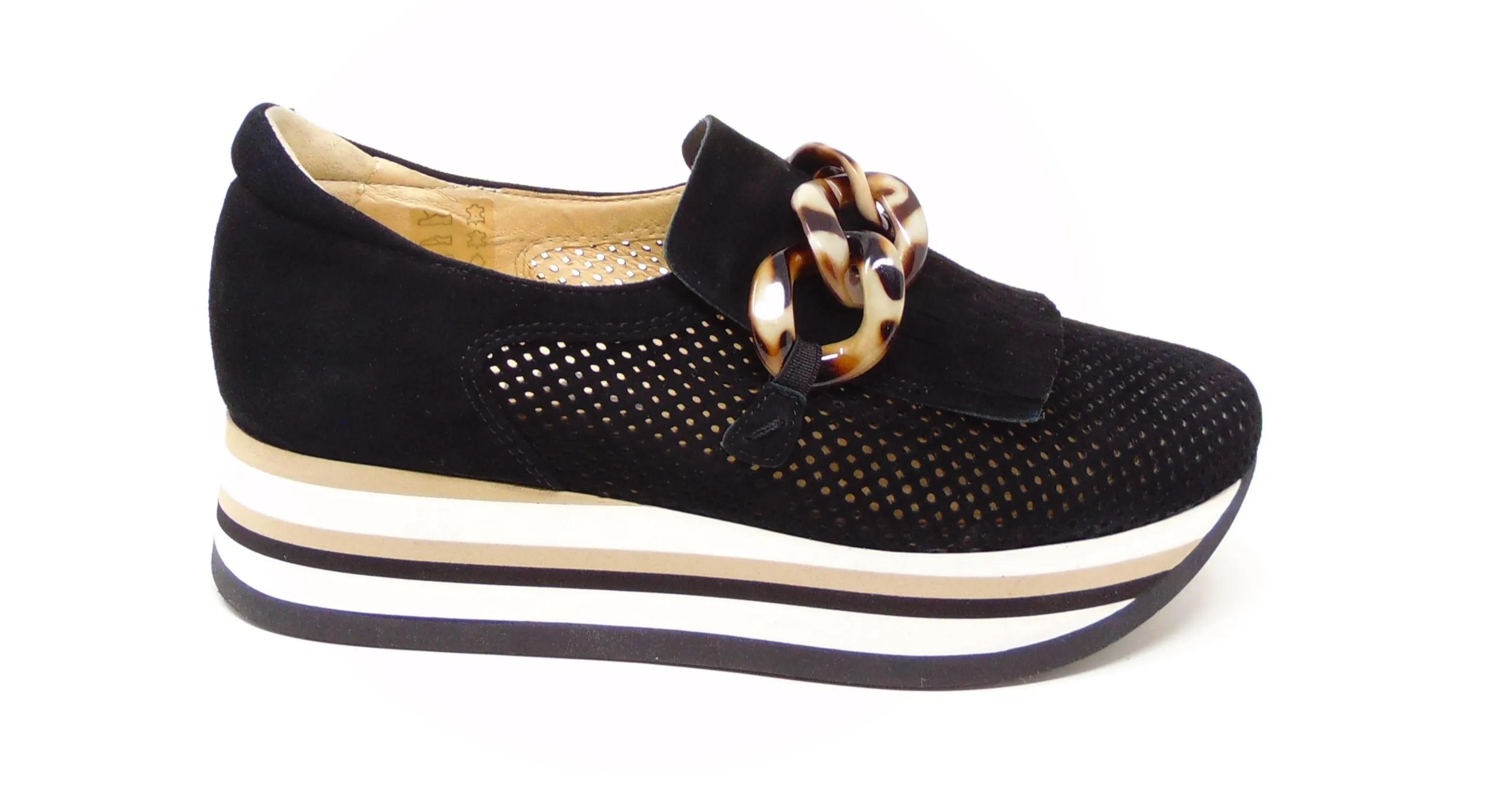 Softwaves Cadie Black Slip On