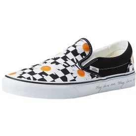 Vans Classic Love Me Love me Not Daisy True White Womens Skate Slip Ons Trainers